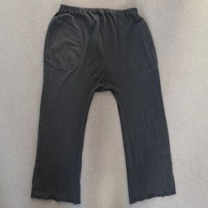 THE GREAT. Dark blue ( greyish) thin drop crotch pants
